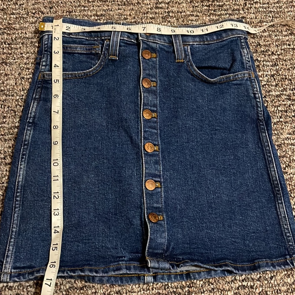 Madewell button up jeans skirt - Picture 7 of 11